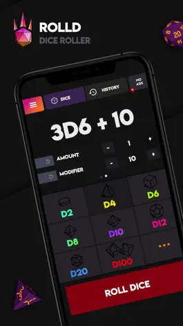 Game screenshot Rolld - Dice Roller mod apk