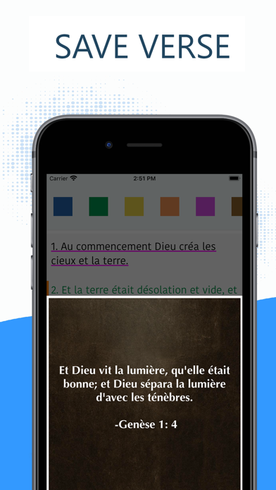 la Sainte Bible en français Screenshot
