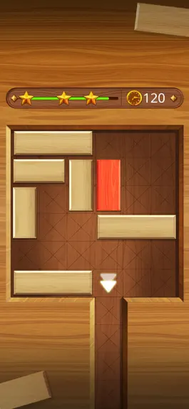 Game screenshot EXIT : unblock red wood block apk