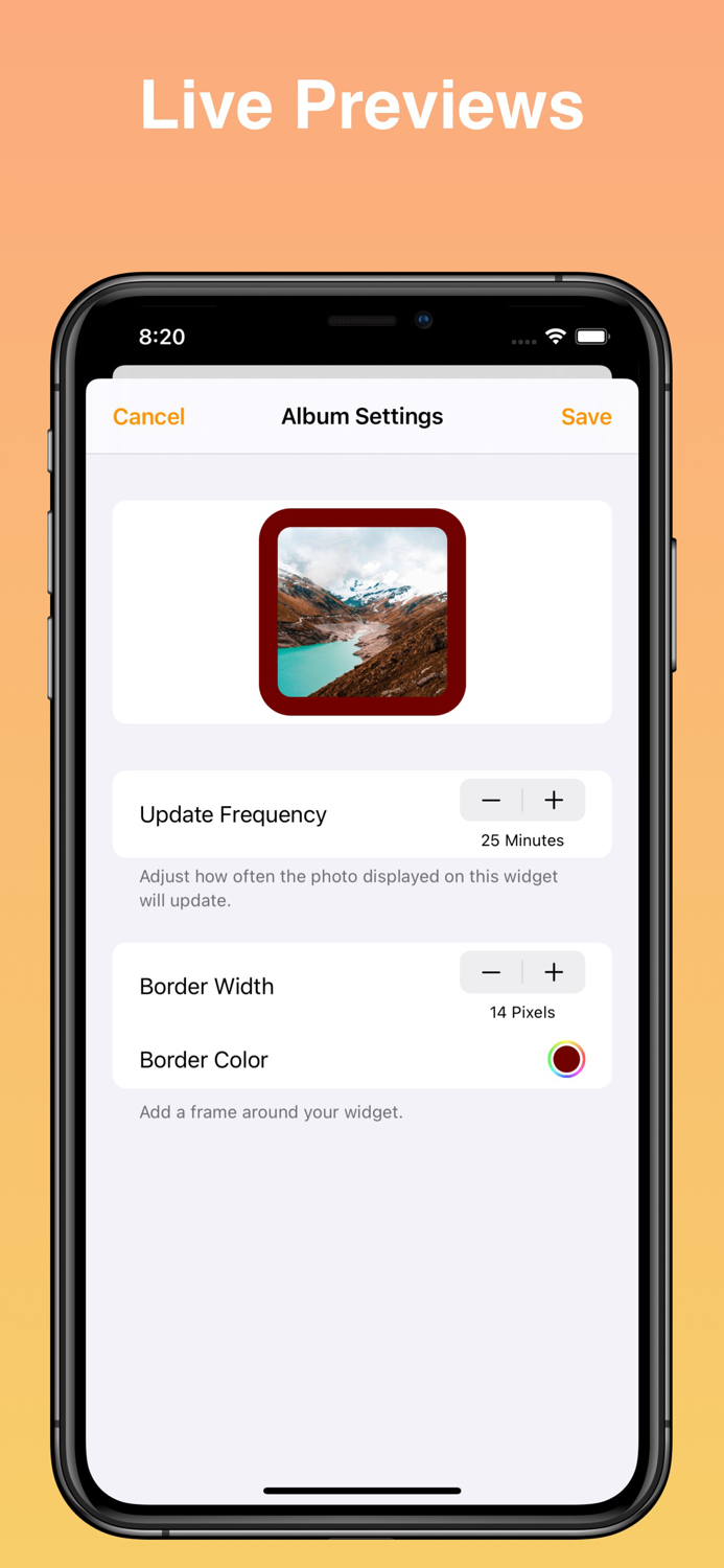 HomePhotos Photo Widget