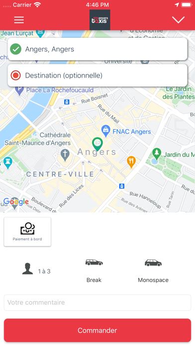Screenshot #2 pour Allo Angers Taxis
