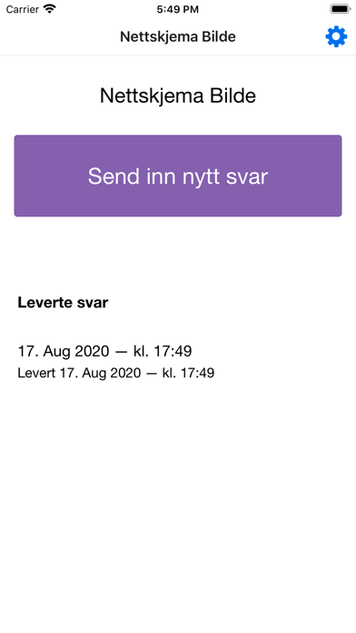 Screenshot #1 pour Nettskjema Bilde
