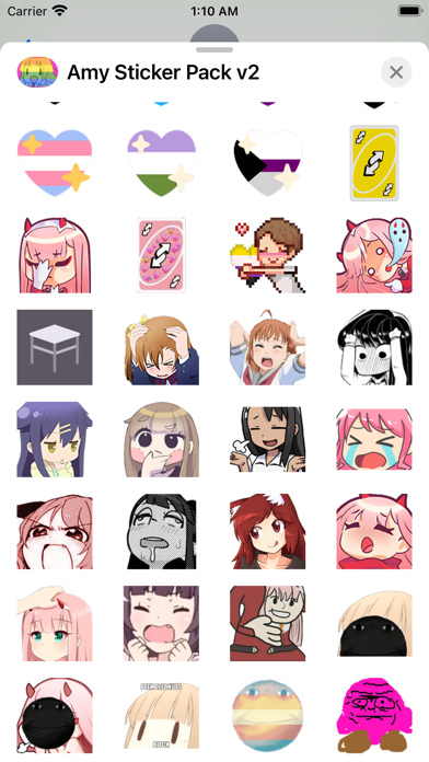 Amy Sticker Pack v2 Screenshot 2 - AppWisp.com Amy Sticker Pack v2 Screenshot 2 - AppWisp.com