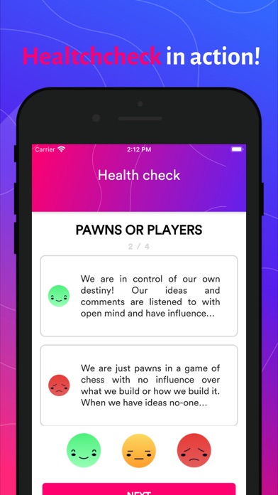 Team Health Screenshot
