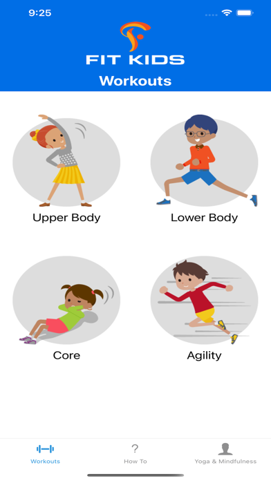 Fit Kids Student App Screenshot