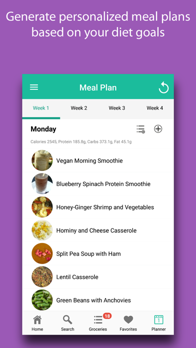 Healthy Recipes & Meals Screenshot