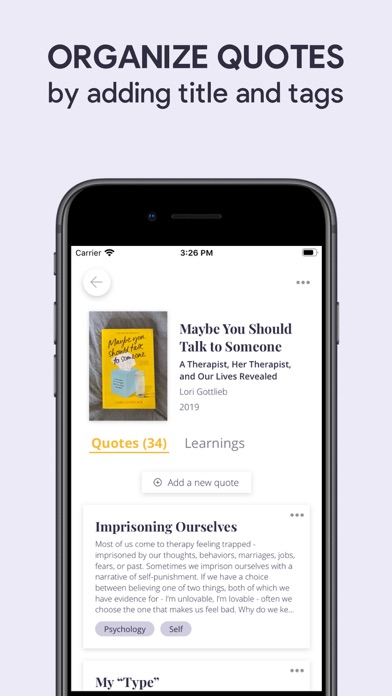 Screenshot #3 pour Citez - App for Book Lovers