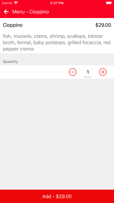 Bella Roma Pizza & Steak House Screenshot