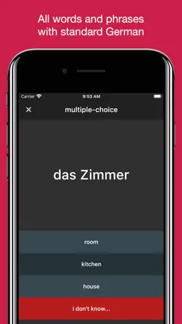 Game screenshot Basic German Vocabulary hack