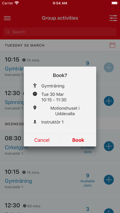 Motionshuset i Uddevalla Screenshot