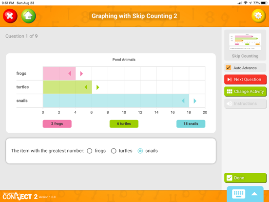 Screenshot #6 pour TouchMath Connect 2