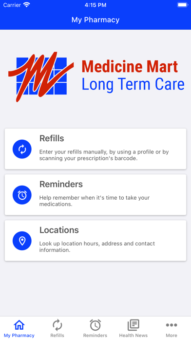 Medicine Mart Long Term Care Screenshot