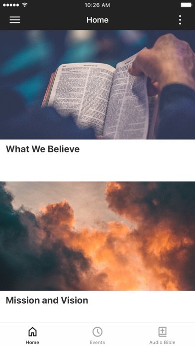 Frisco Baptist Association Screenshot