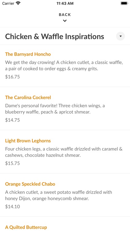 Dame's Chicken & Waffles