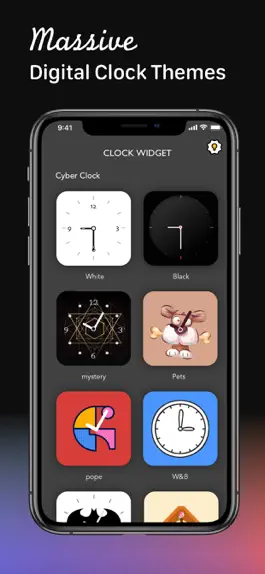 Game screenshot Art Clock Widget-Edit screen hack
