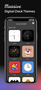 Art Clock Widget-Edit screen screenshot #3 for iPhone