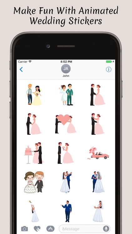 Animated Wedding Stickers