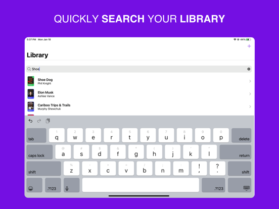 Kabook! Reading List iPad screenshot 7 - Utilities app