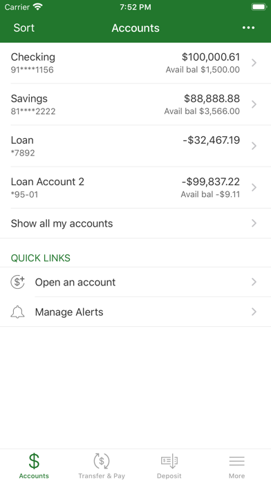 Luso Credit Union Screenshot