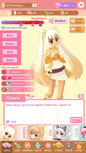 Crush Crush - Idle Dating Sim screenshot 2