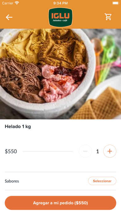 IGLU Helados Screenshot