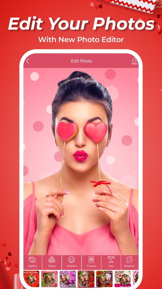 #3. Valentine’s Week Frames (iOS) Podle: Arti Sharma
