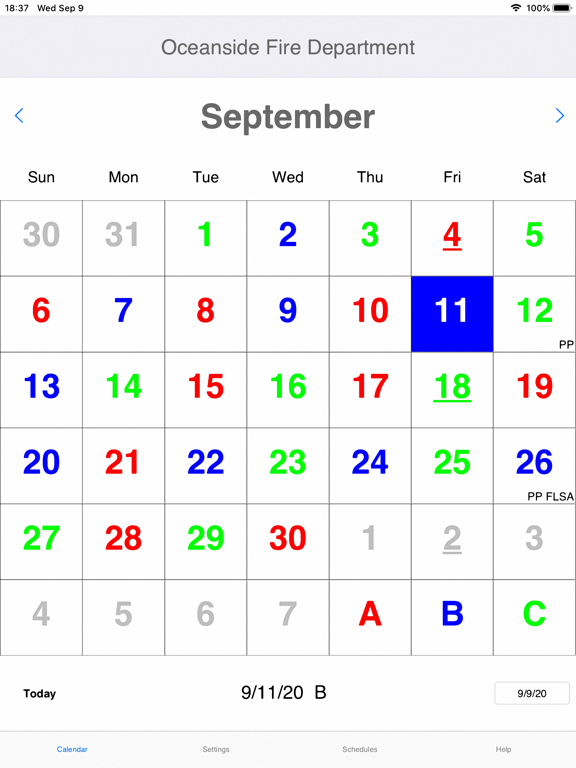 Screenshot #4 pour ShiftCal® - the FF Calendar