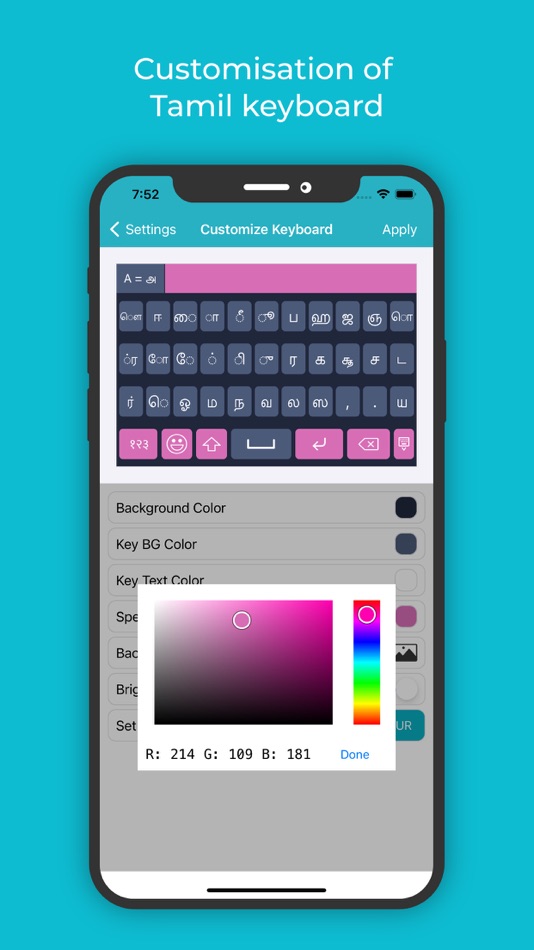 #5. Tamil Keyboard : Translator (iOS) Podle: Rushikesh Trivedi