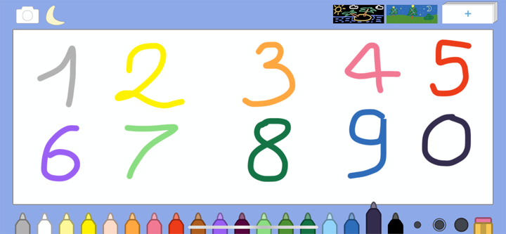 Ellou - 宝宝画画游戏-黑白双模式涂鸦画板 screenshot 4