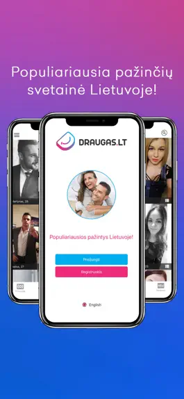 Game screenshot Draugas.lt - Pažintys mod apk