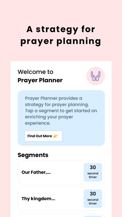 Prayer Planner Screenshot