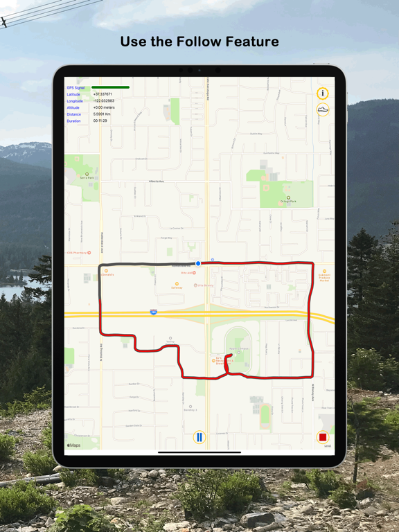 Trekking iPad screenshot 6 - Sports app