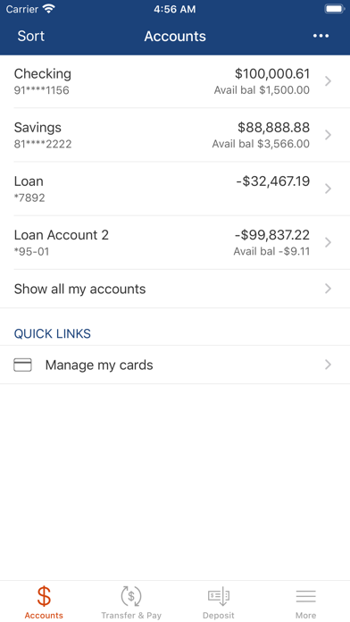 Mission National Bank Mobile Screenshot