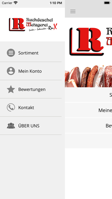 Metzgerei Ruckdeschel Screenshot