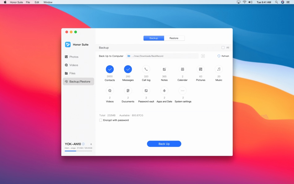 #2. HonorSuite (macOS) Podle: Honor Device Co.,Ltd