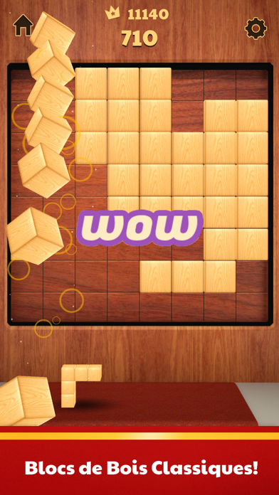 Screenshot #3 pour Wood Blocks 3D