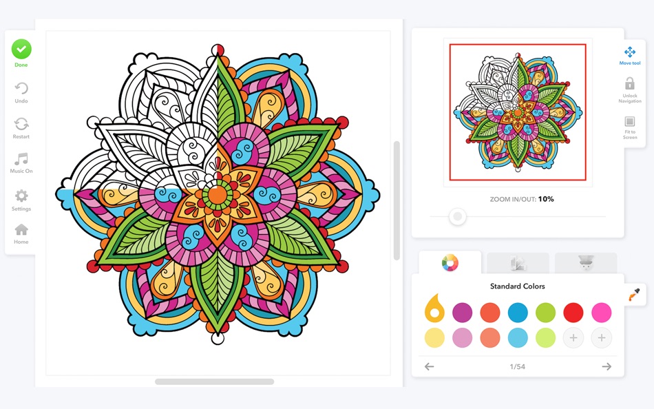 Epic Coloring Book for Adults - 1.3 - (macOS)