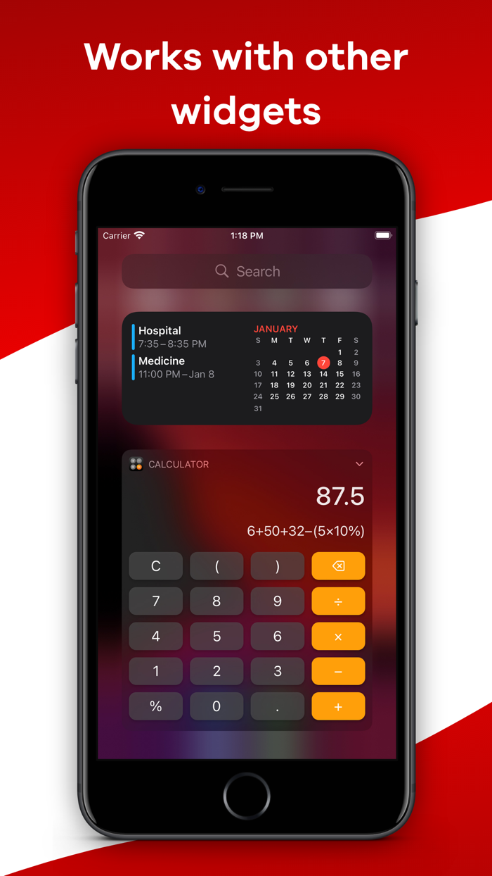 Calculator Widget - WCalc