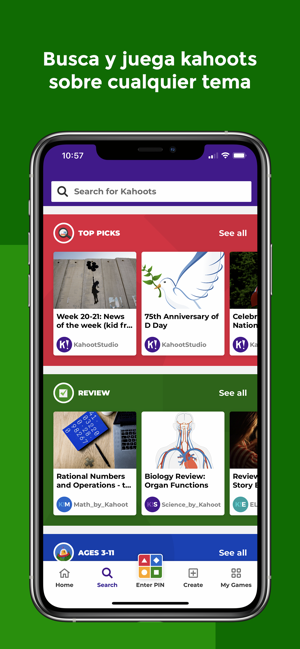 Kahoot! - Juega y crea quizzes Screenshot