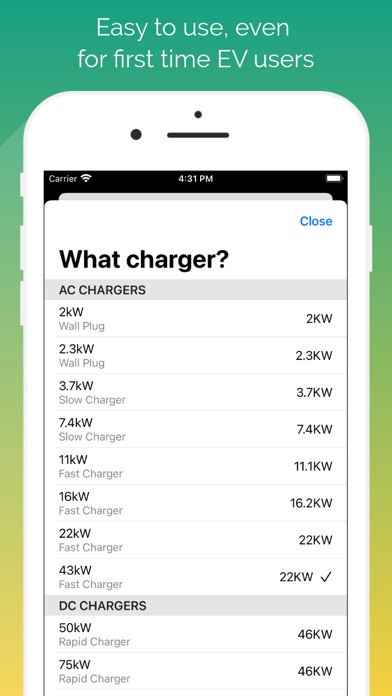 Kilowatt – Electric Car Timer screenshot 3