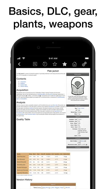 Pocket Wiki for RimWorld screenshot 2 of 10