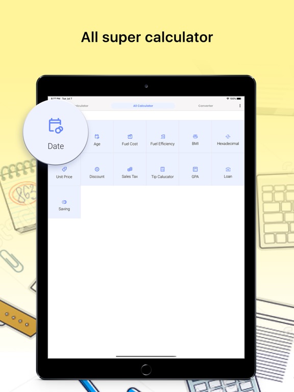 Screenshot #5 pour Calc & Converter: All in One