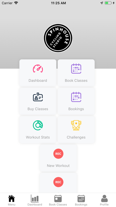 SpinHouse Cycling Studio Screenshot