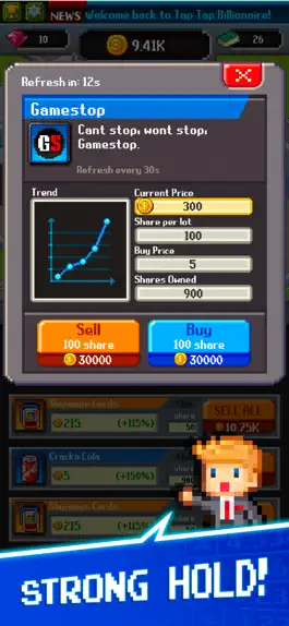 Game screenshot Tap Tap Trillionaire : Invest! mod apk