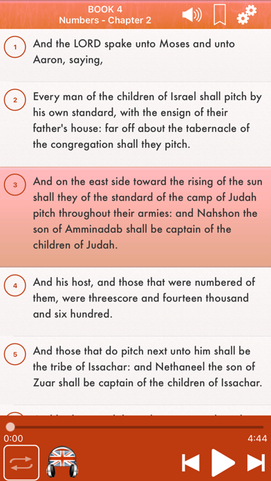 Bible Audio English King James screenshot 3