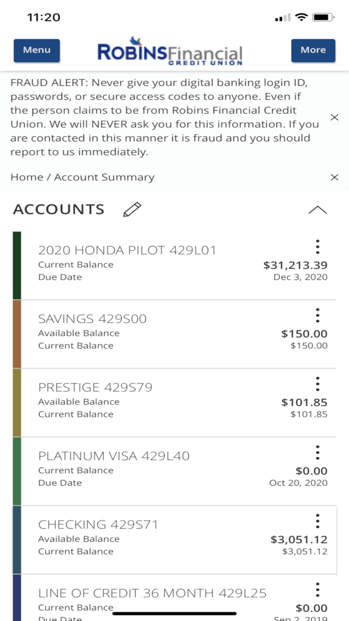 Robins Financial Credit Union