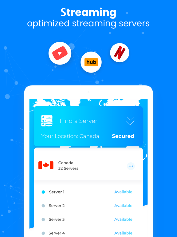 Push VPN: Secure Hotspot Proxy