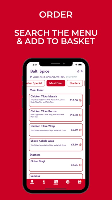 Balti Spice Restaurant Screenshot