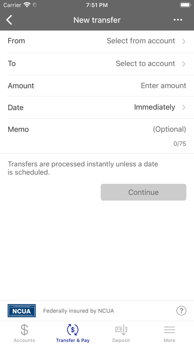 Members Financial FCU Screenshot