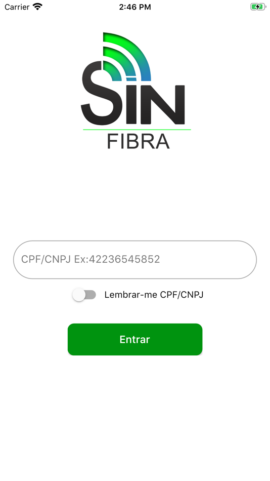 SIN FIBRA - 1.1 - (iOS)